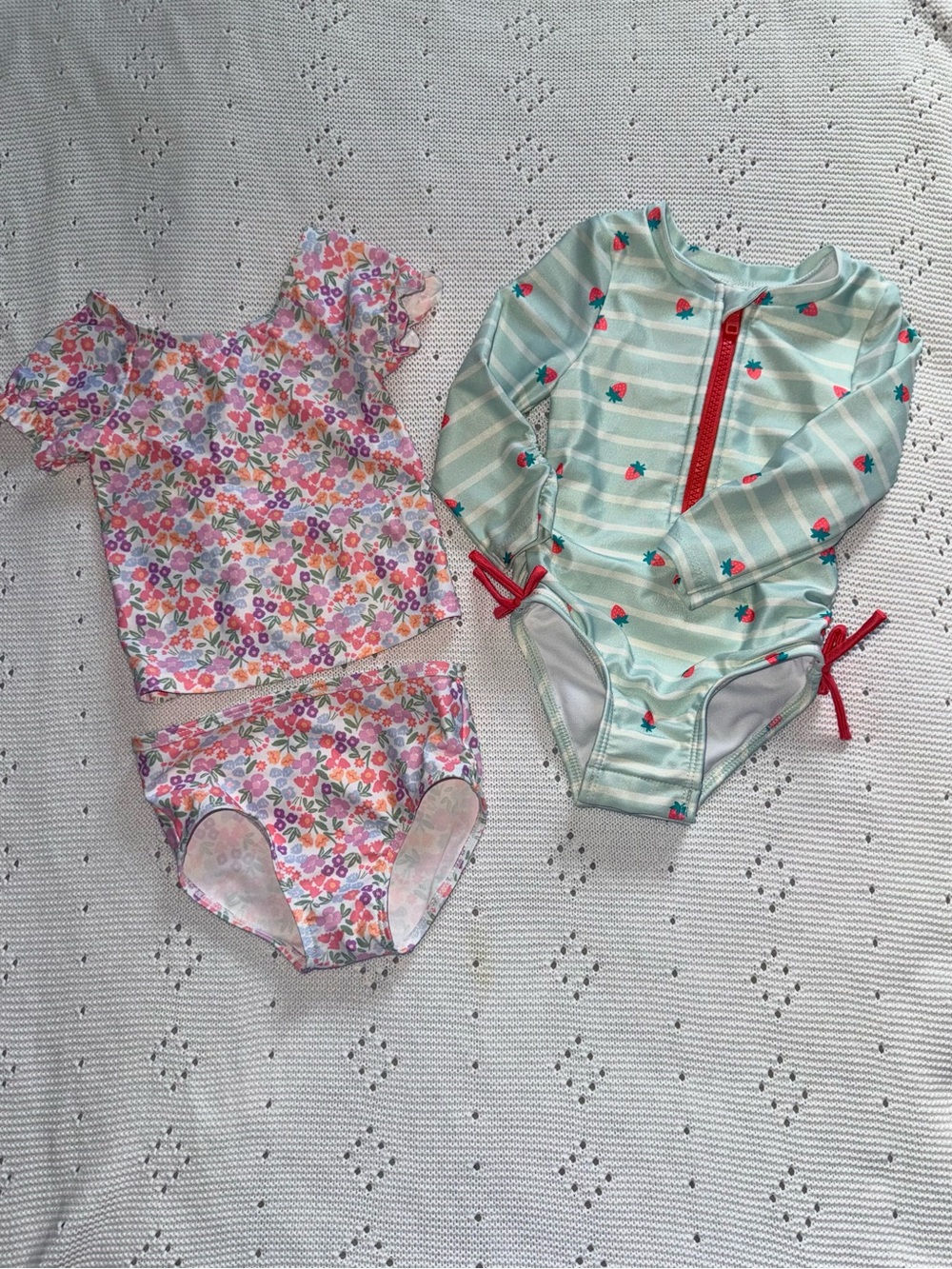 Bundle of 2 Girls Swimsuits - 12M